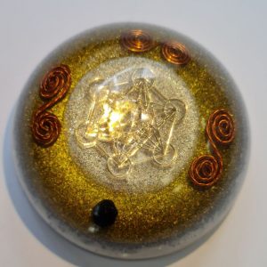 Orgonit duhovne preobrazbe, Polobla, velikost 10 x 5 cm