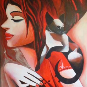 Povezanost, Akril na platnu, 50x70