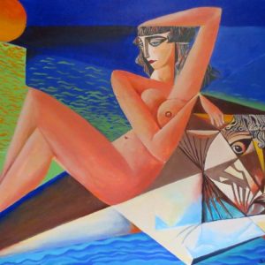 Evropa, Akril na platnu, 50x70